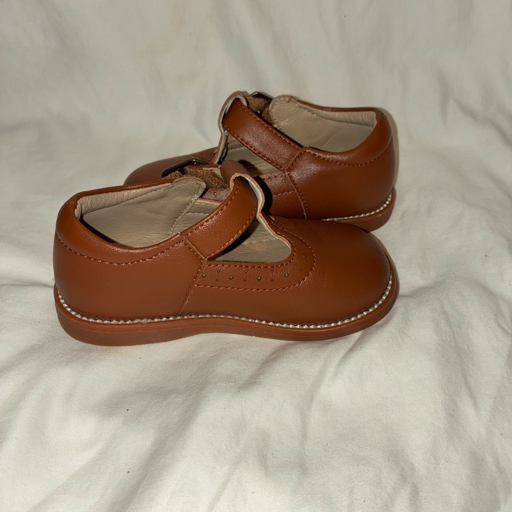 Classic Brown Kids Dress Shoes